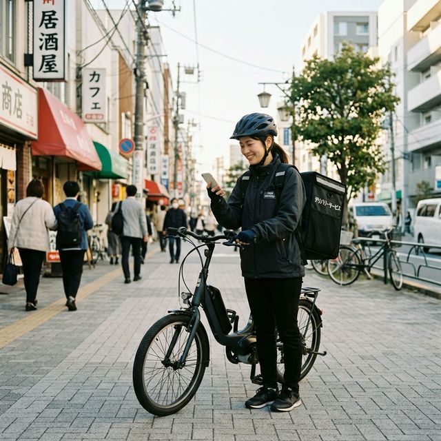 ロケットナウ配達員の効率的な稼働